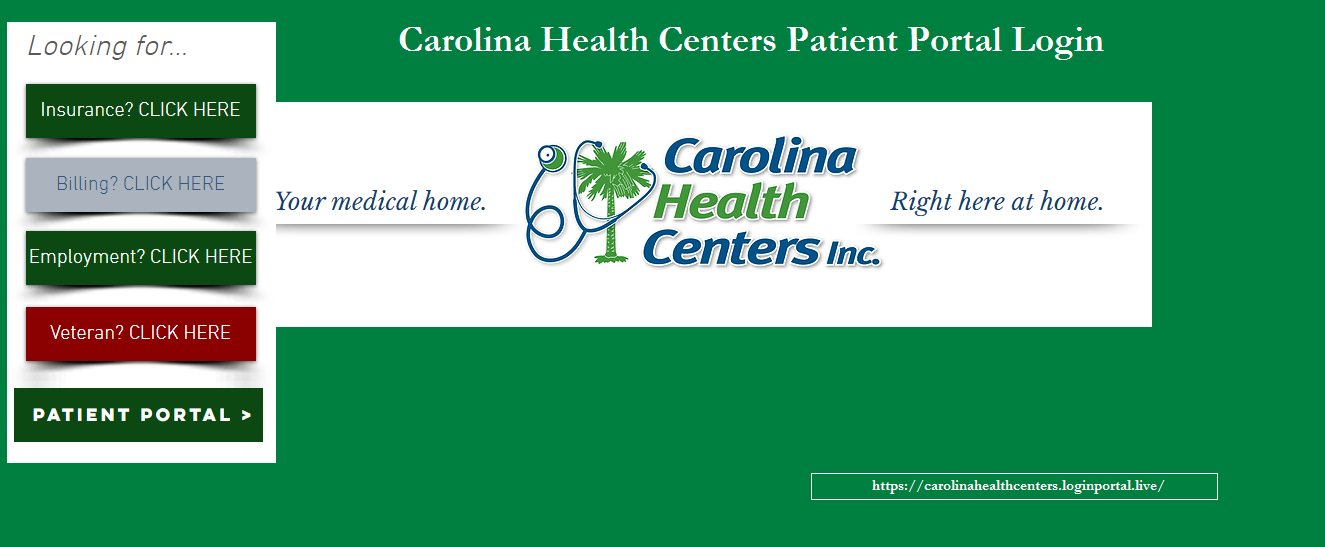 Carolina Health Centers Patient Portal